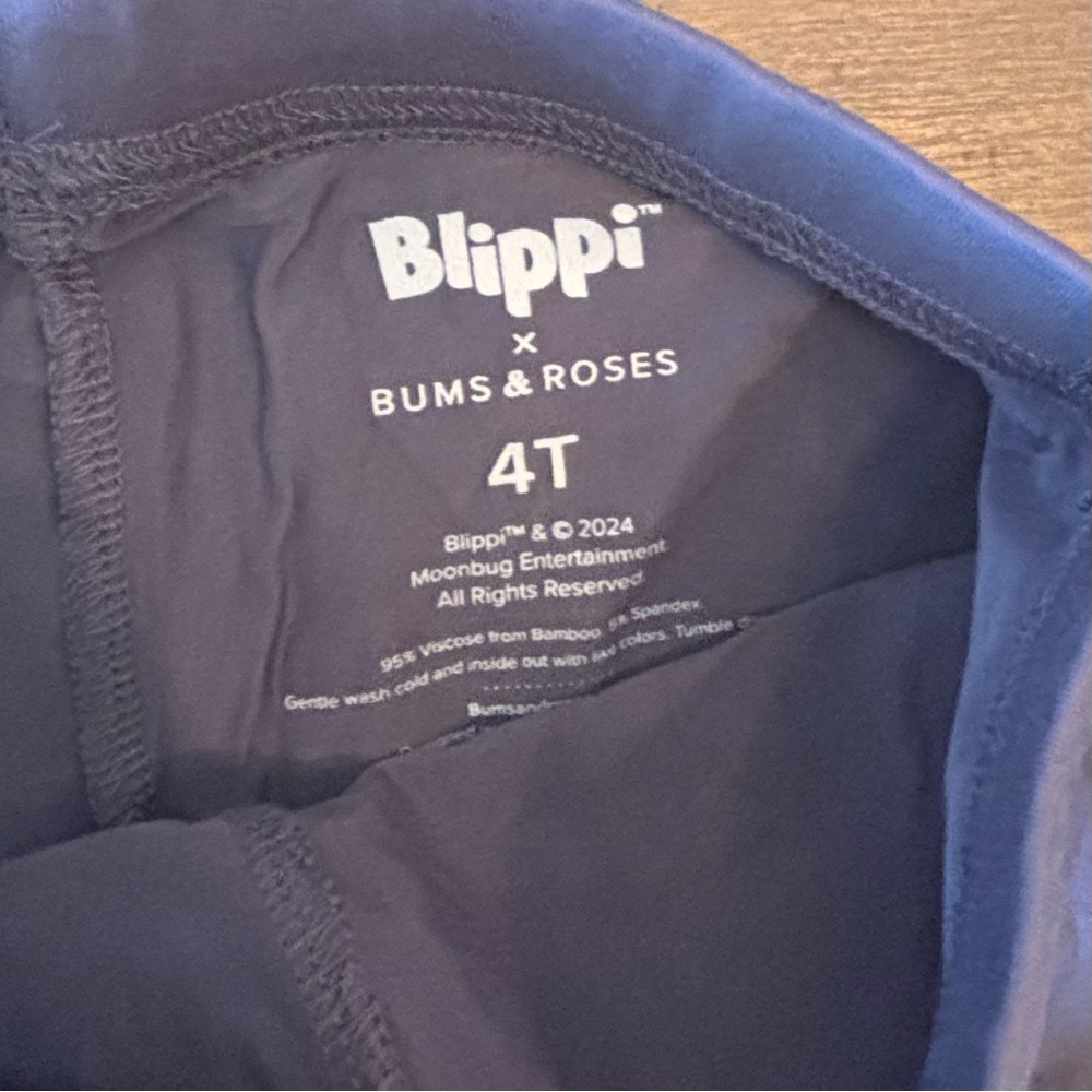 Bums & Roses Toddler Girls Blippi Character Dress & Shorts Set, Bamboo, 4T - Picture 4 of 4